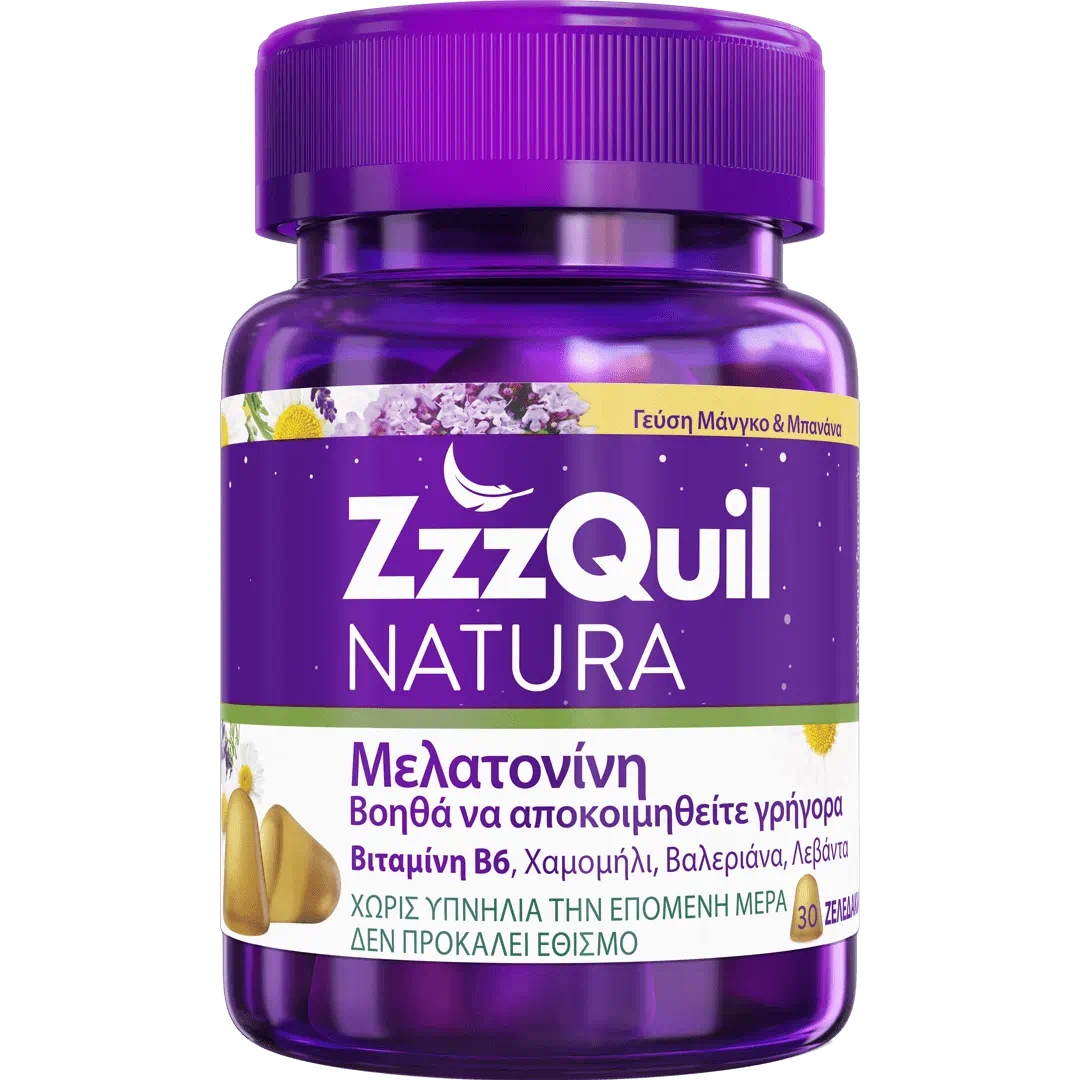 ZZZQUIL ΜΕΛΑΤΟΝΙΝΗ ΖΕΛΕΔΑΚΙ ΜΠΑΝΑΝΑ &ΜΑΝΓΚΟ 30CTS