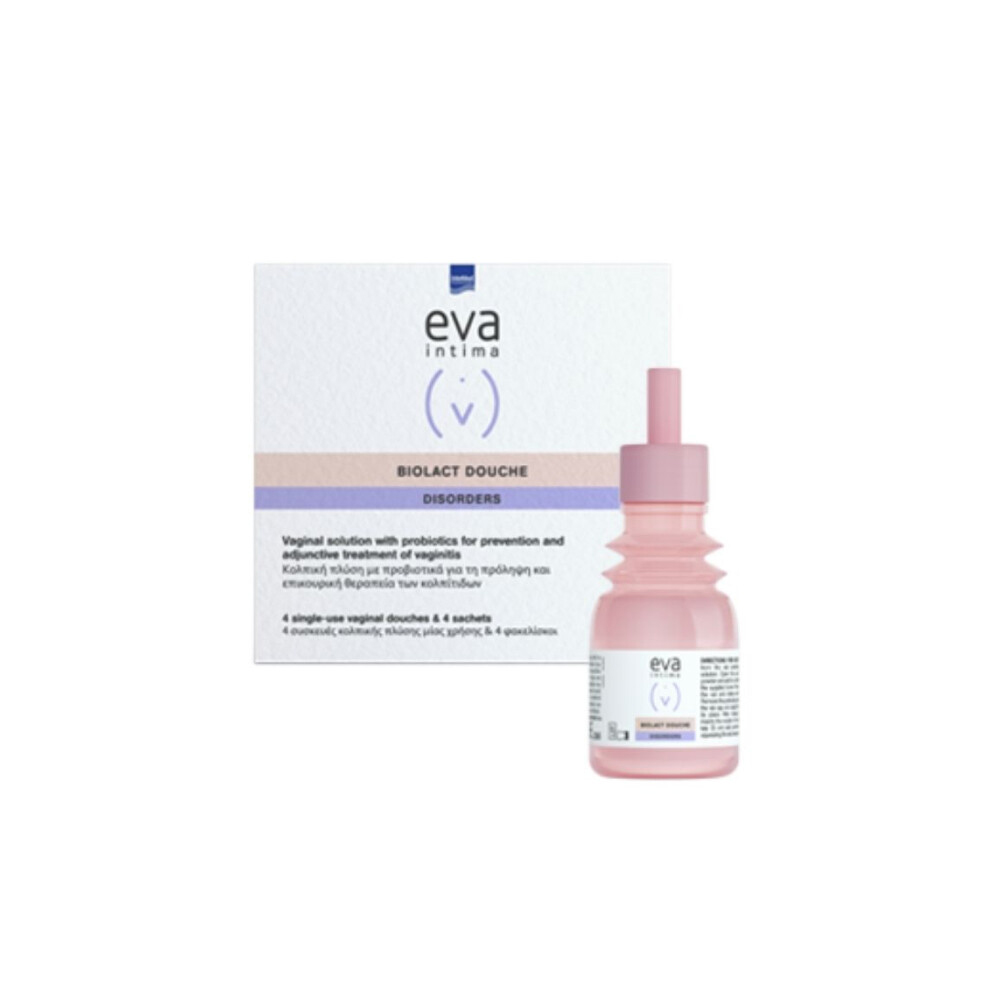 INTERMED EVA BIOLACT VAGINAL DOUCHE 4ΤΕΜ