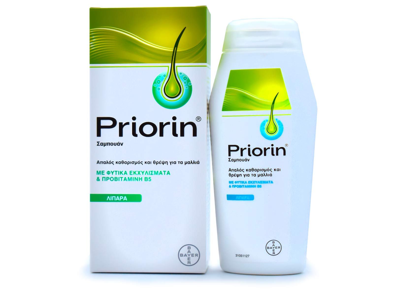 PRIORIN ΣΑΜΠΟΥΑΝ 200 ML ΓΙΑ ΛΙΠΑΡΑ ΜΑΛΛΙΑ