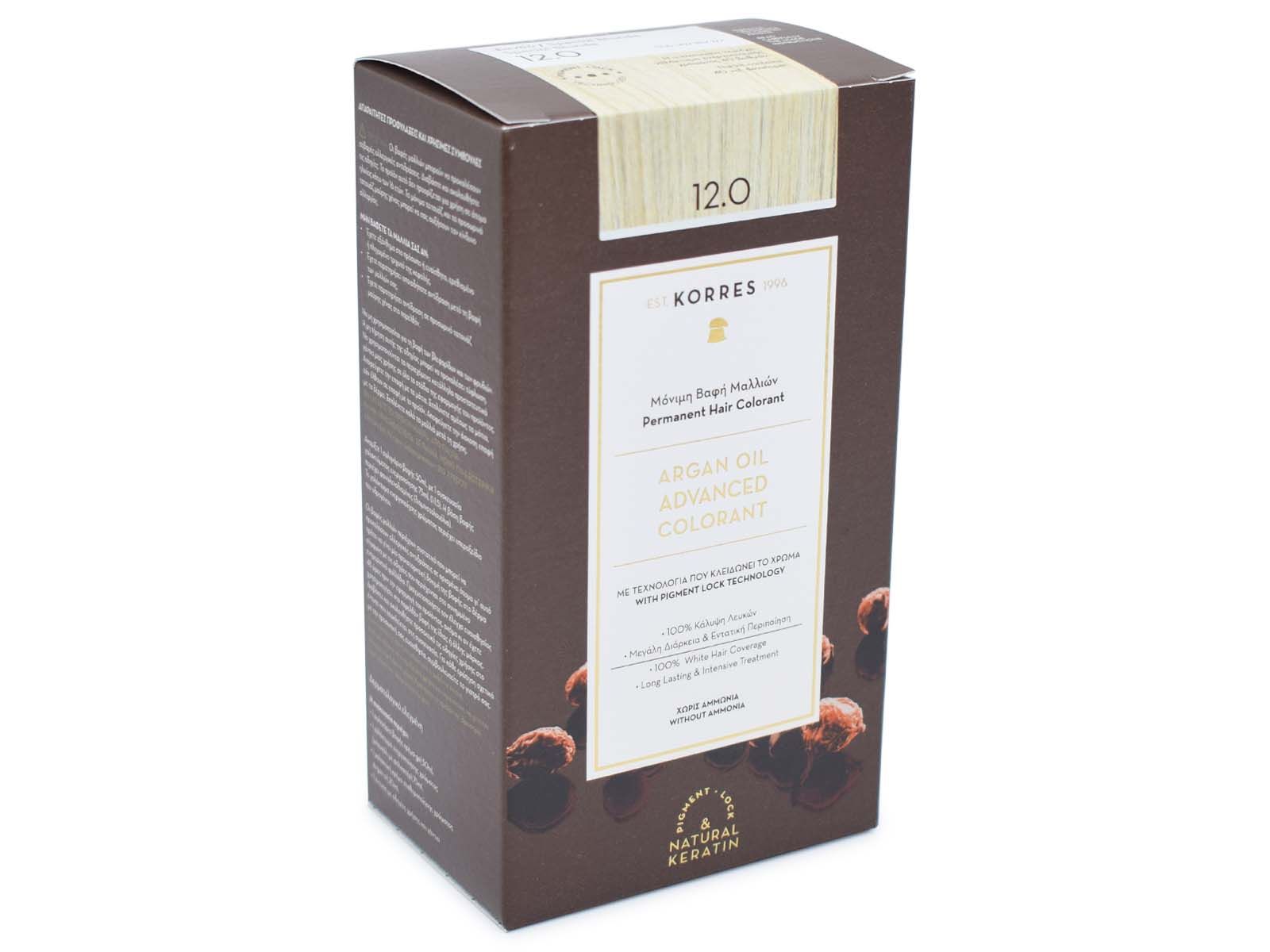 KORRES ΒΑΦΗ ARGAN OIL COLORANT 12.0