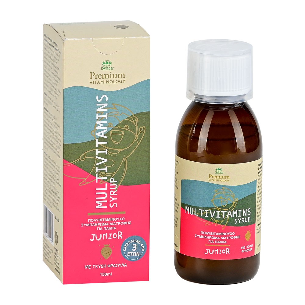 KAISER PREMIUM VITAMINOLOGY JUNIOR MULTIVITAMINS SYRUP 150ML