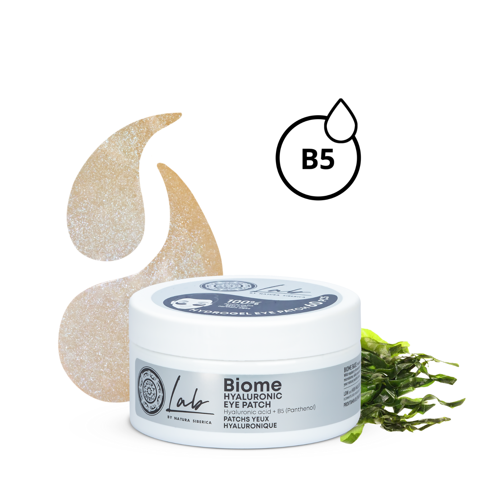 LAB BY NS. BIOME. HYALURONIC EYE PATCH, 60 PCS