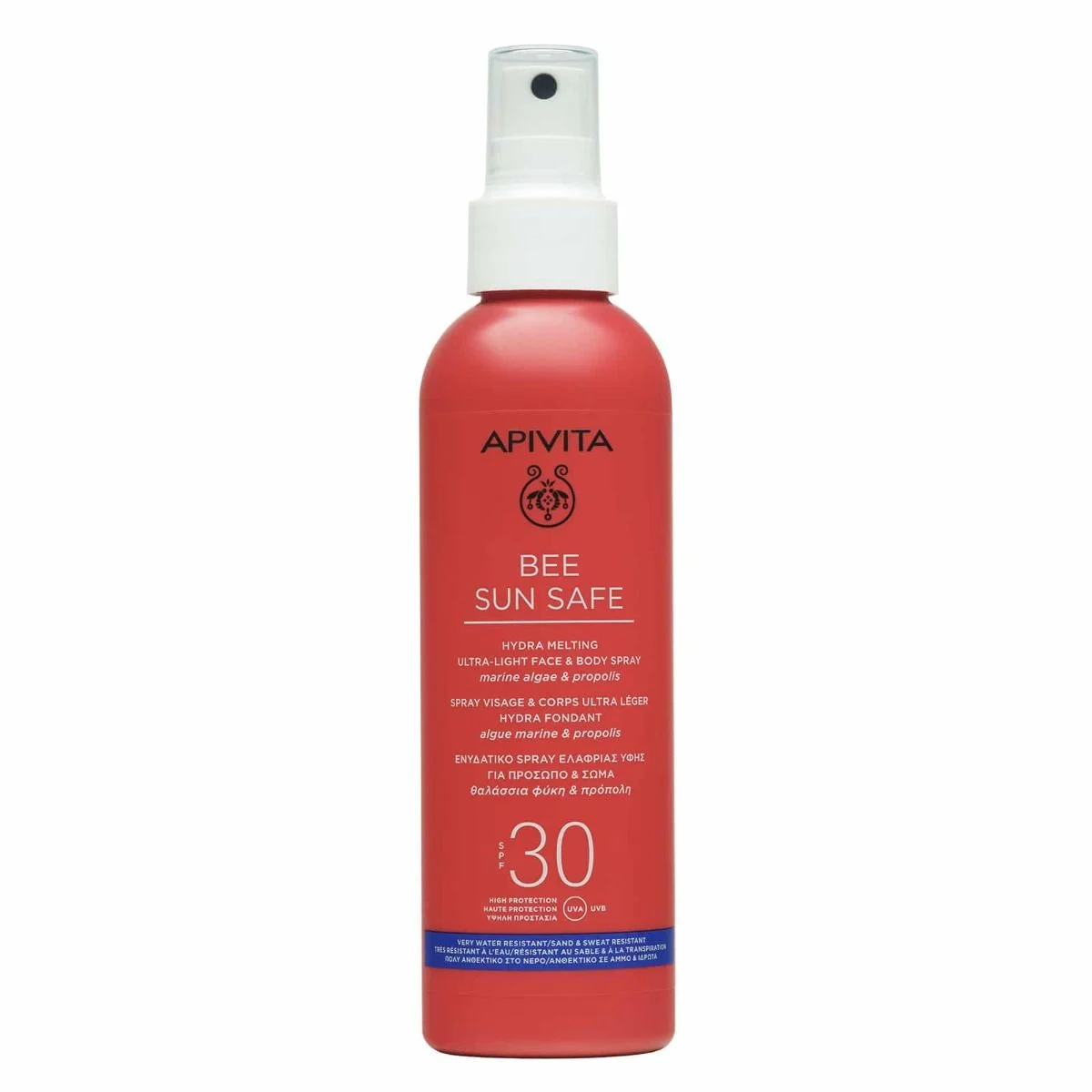 APIVITA ΕΝΥΔΑΤΙΚΟ SPRAY ΕΛΑΦΡΙΑΣ ΥΦΗΣ ΠΡ&ΣΩΜΑ SPF30 200ML