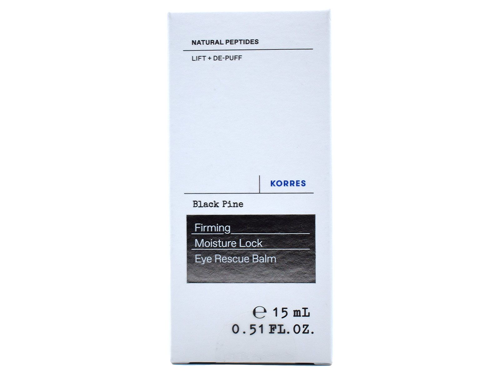 KORRES ΜΑΥΡΗ ΠΕΥΚΗ ΚΡΕΜΑ ΜΑΤΙΩΝ 15ML