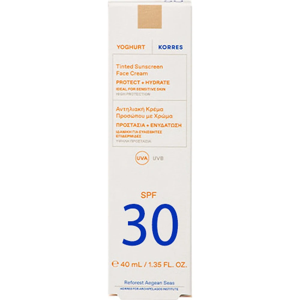 KORRES YOGH FAC SUN TIN SPF30 50ML