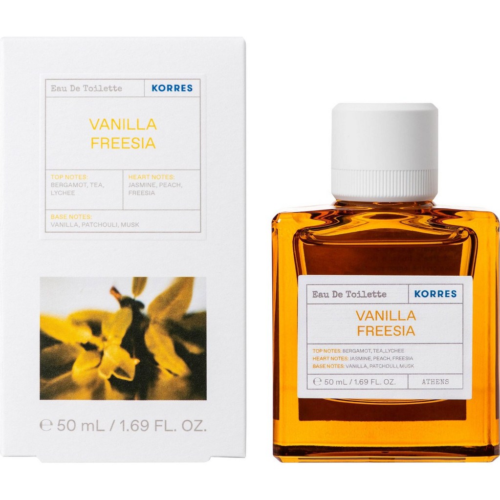 KORRES VANILLA FREESIA EAU DE TOILETTE 50ML