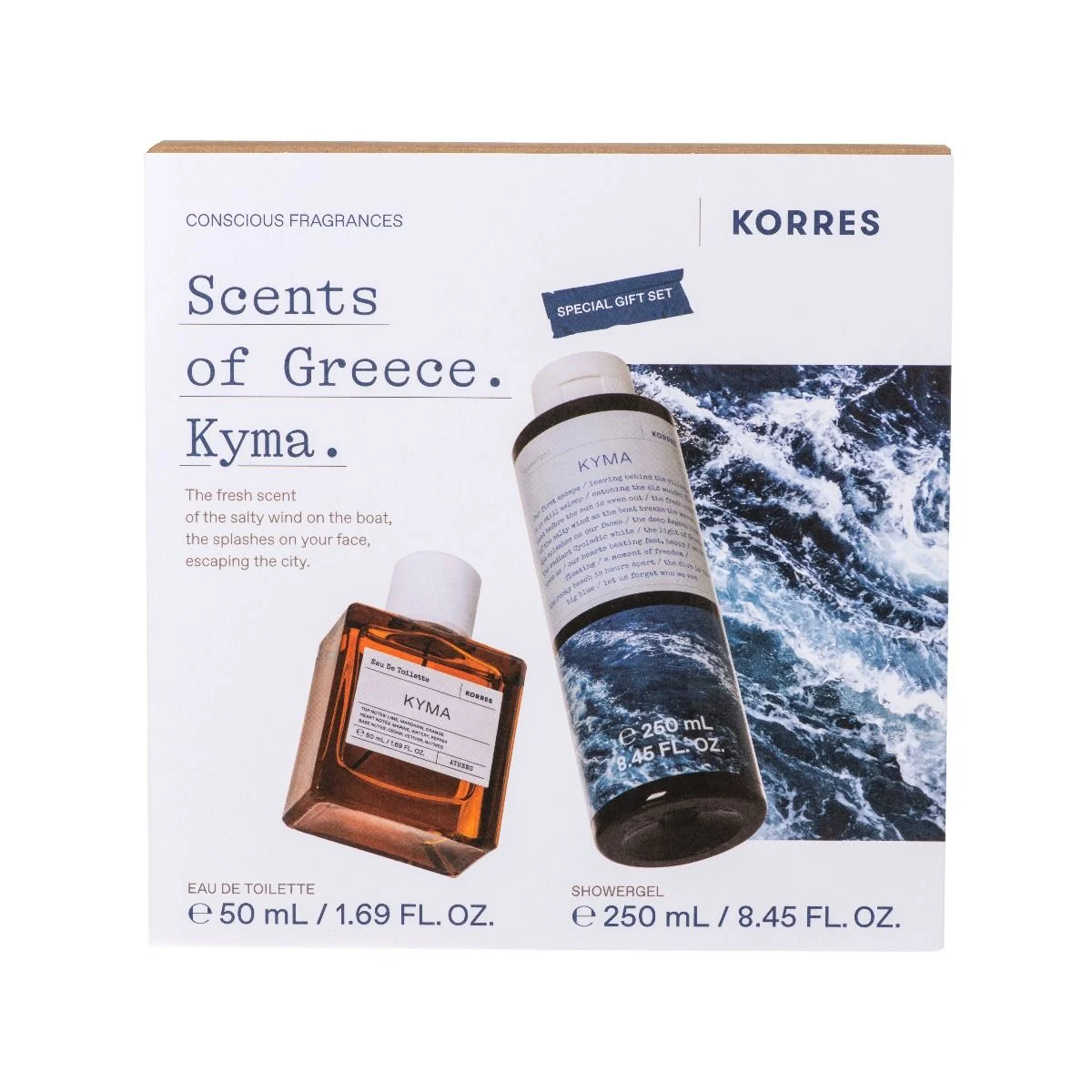 PKORRES SET KYMA EDT 50ML & SGEL 250ML
