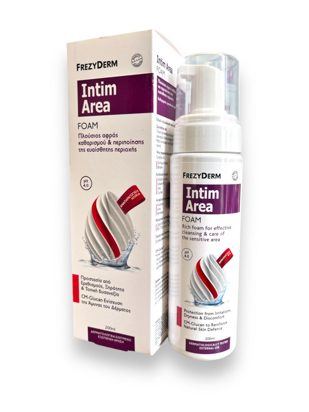 FREZYDERM INTIM AREA FOAM PH 4,0 200ML