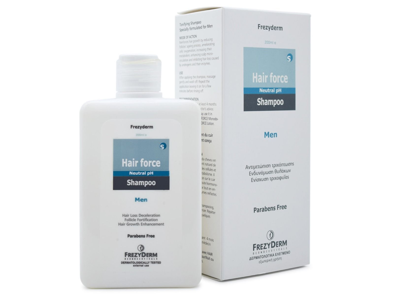 FREZYDERM HAIR FORCE SHAMPOO MEN 200ML