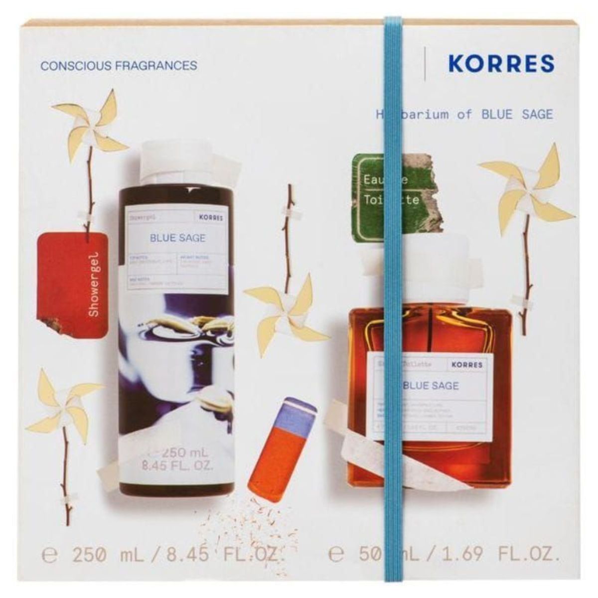 PKORRES SET BLUE SAGE EDT 50ML & SGEL 250ML