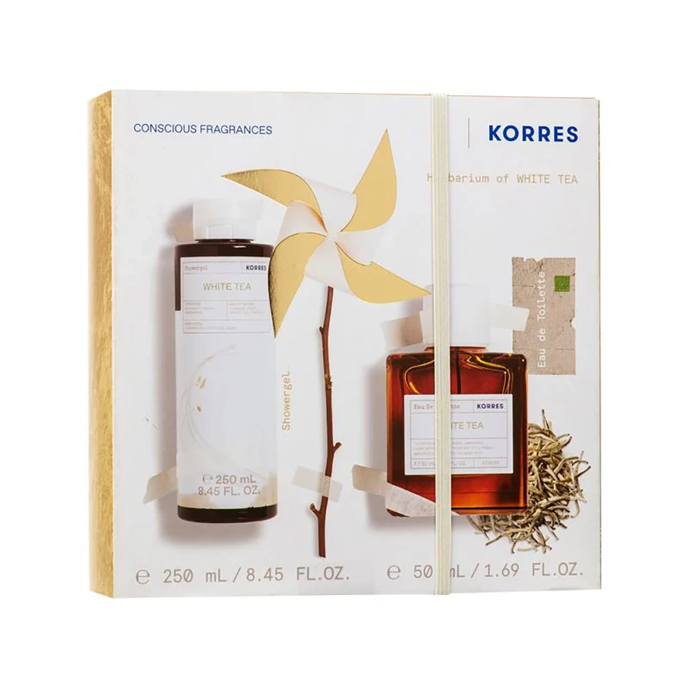 PKORRES SET WHITE TEA EDT 50ML & SGEL 250ML