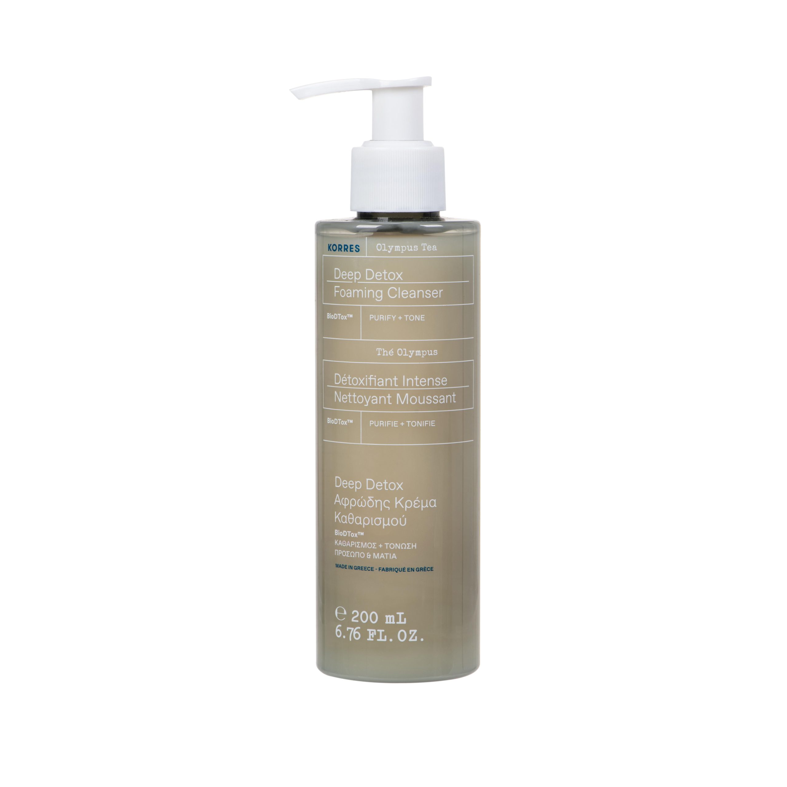 KORRES OLYMPUS TEA CLEANSING FOAMING CREAM 200ML