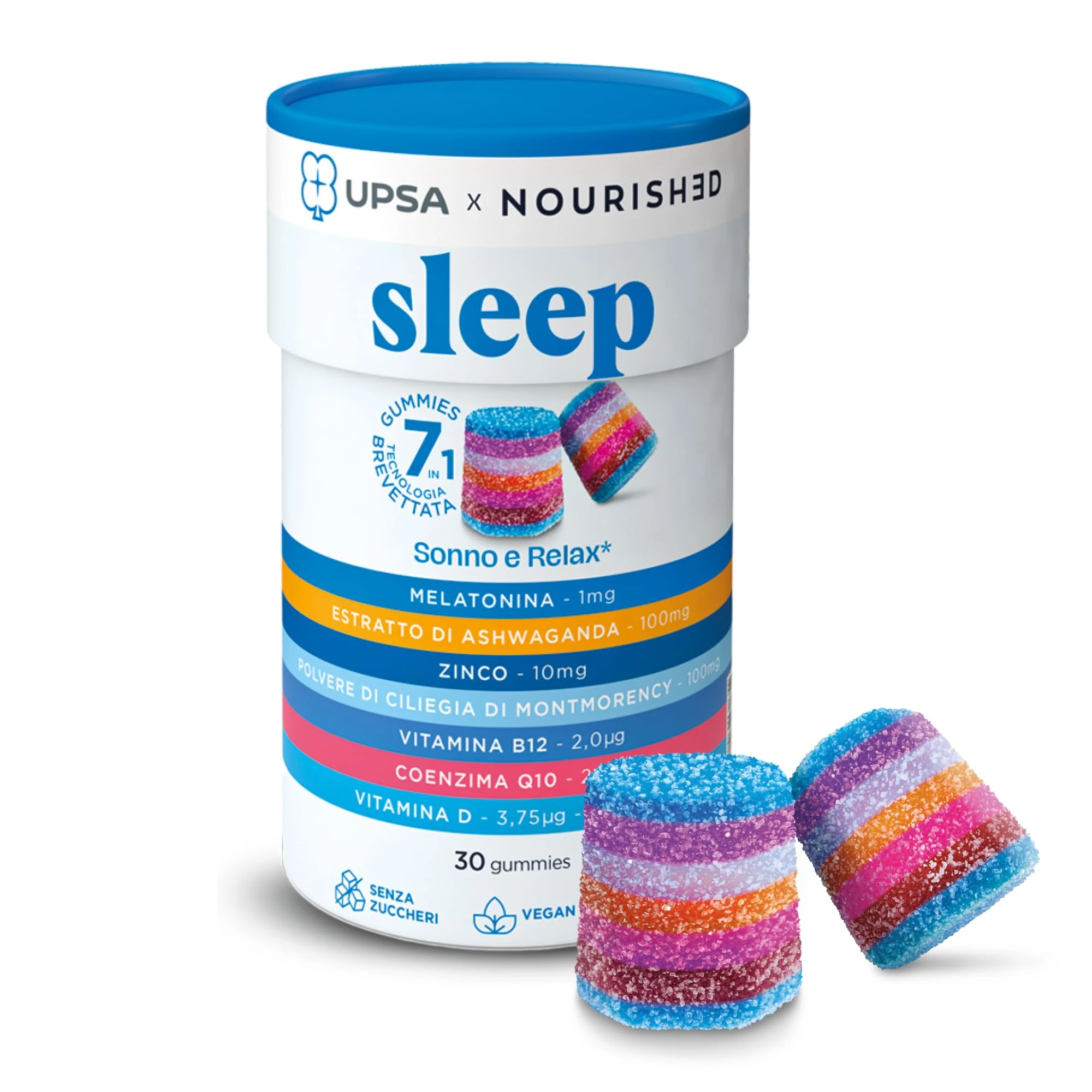 UPSA X NOURISHED SLEEP GUMMIES (30 ΖΕΛΕΔΑΚΙΑ)