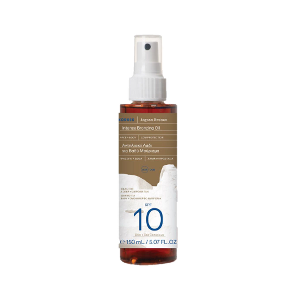 KORRES AEGEAN BR SUN OIL SPF10 150ML