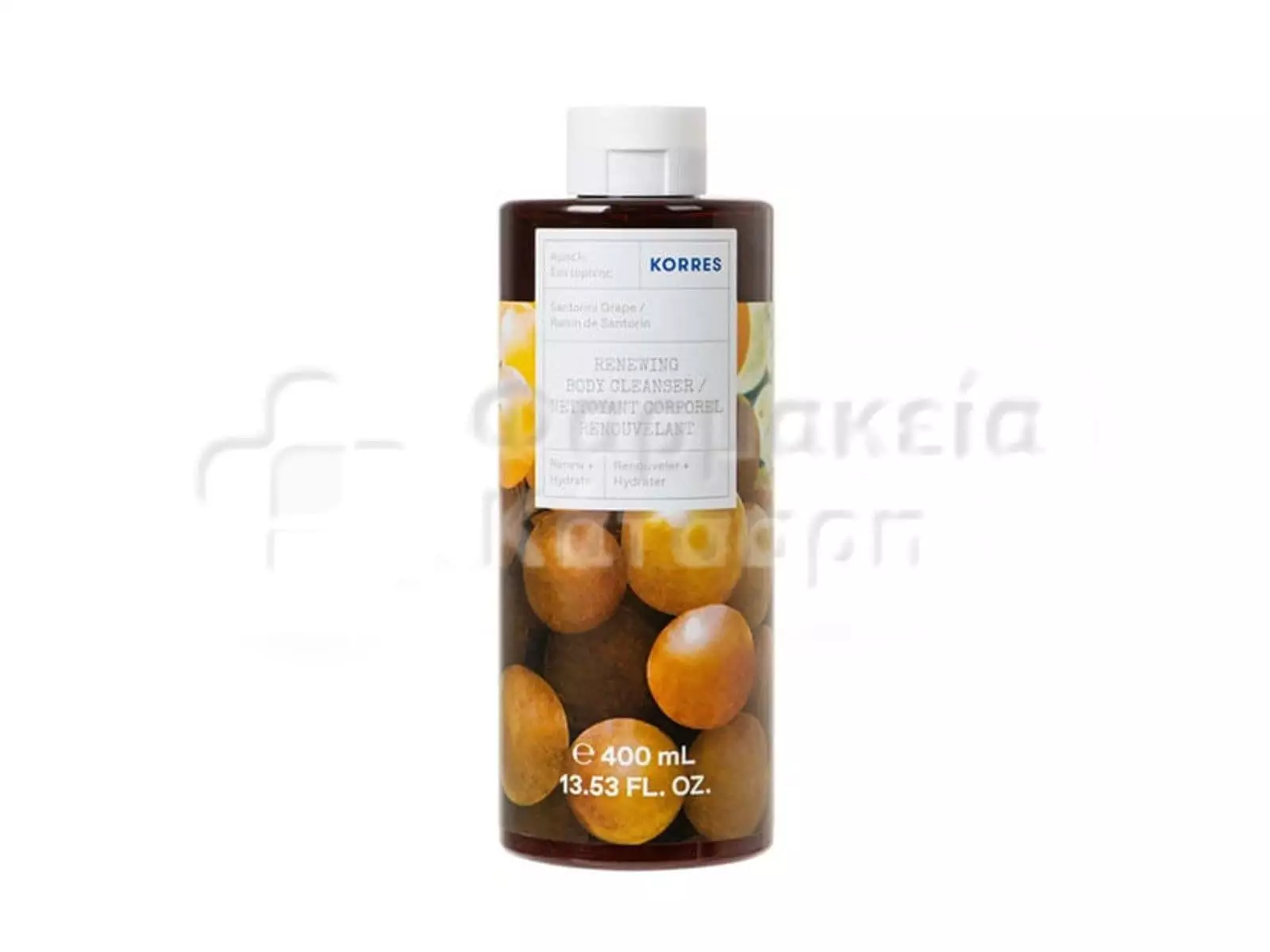 KORRES SANTORINI GRAPE BODY CLEANS 400ML