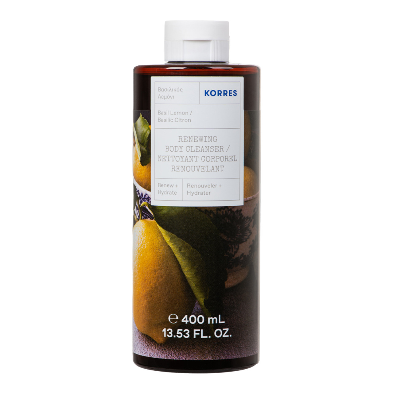 KORRES BASIL LEMON BODY CLEANS 400ML