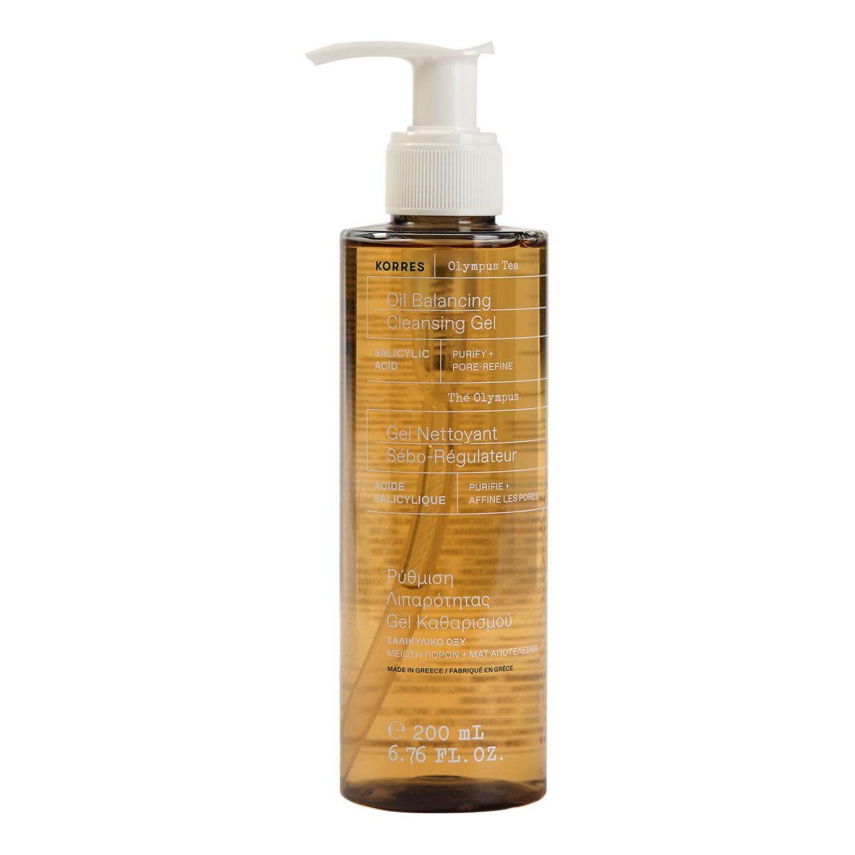 KORRES OLYM TEA PORE REFIN CLNS GEL 400ML