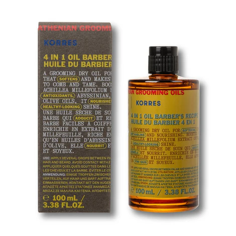 KORRES ACHILLEA MENS GROOMING OIL 100ML