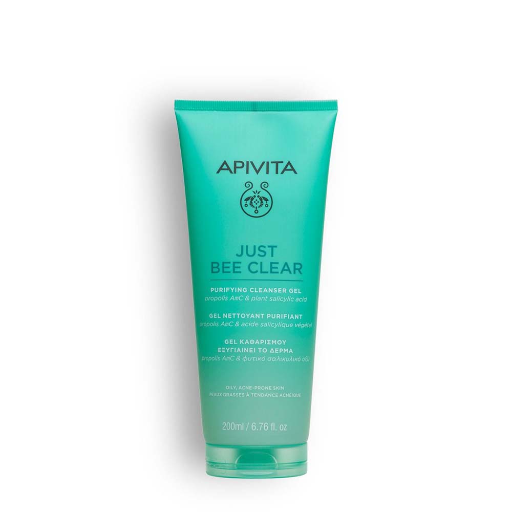 APIVITA JUST BEE CLEAR GEL ΚΑΘΑΡΙΣMOY ΕΞΥΓΙΑΙΝΕΙ ΤΟ ΔΕΡΜΑ PR