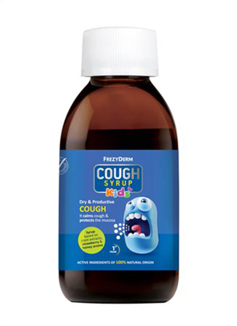 FREZYDERM COUGH SYRUP KIDS +1y 182GR