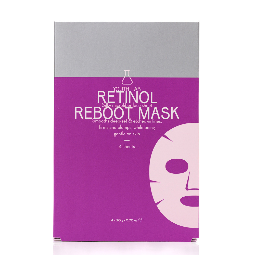 YOUTH LAB RETINOL REBOOT MASK - CARTON BOX 4PCS