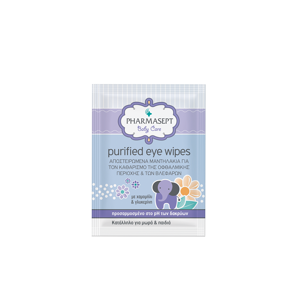PHARMASEPT BABY CARE PURIFIED EYE WIPES 10 TMX.