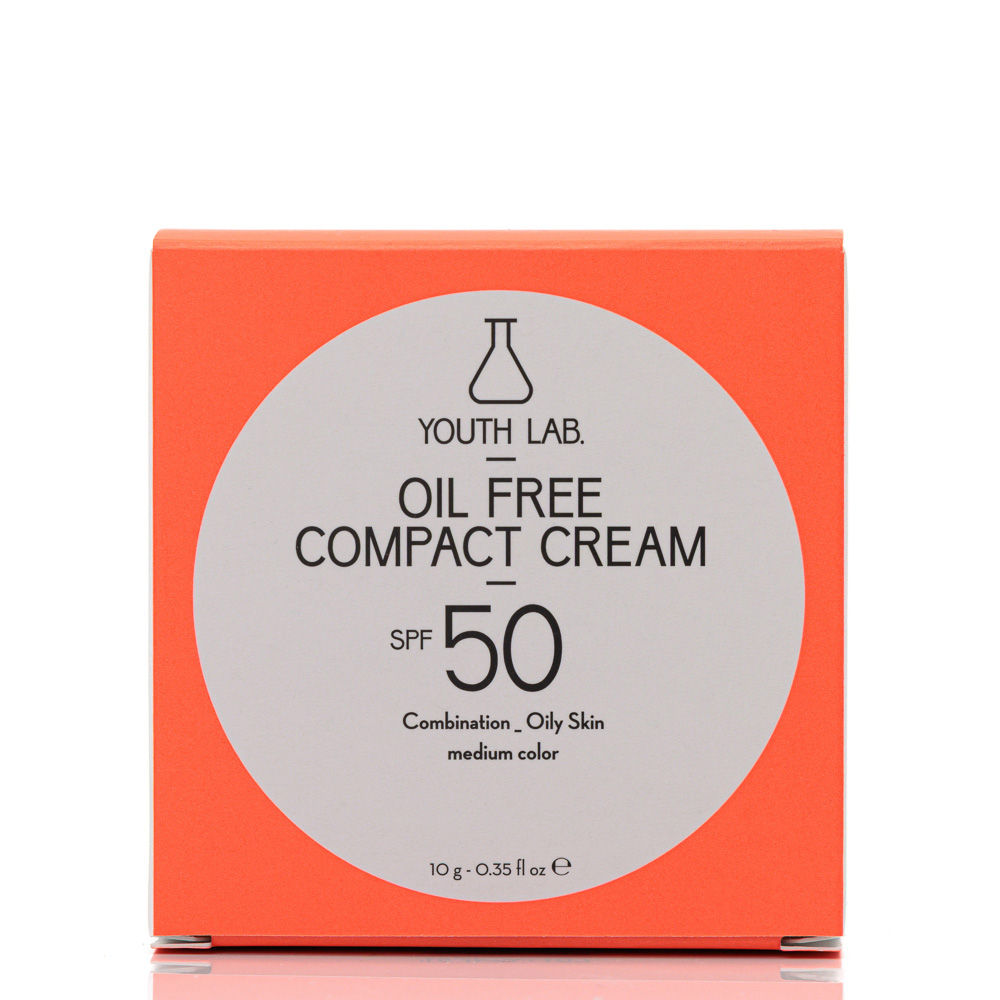 YOUTH LAB. OIL FREE COMPACT CR POWD SPF 50 MEDIUM 10 GR