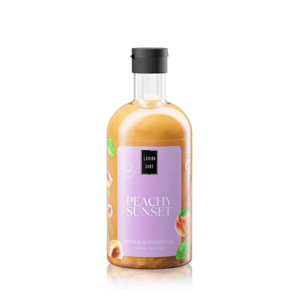 LAVISH CARE BATH & SHOWER GEL PEACHY SUNSET 500ML