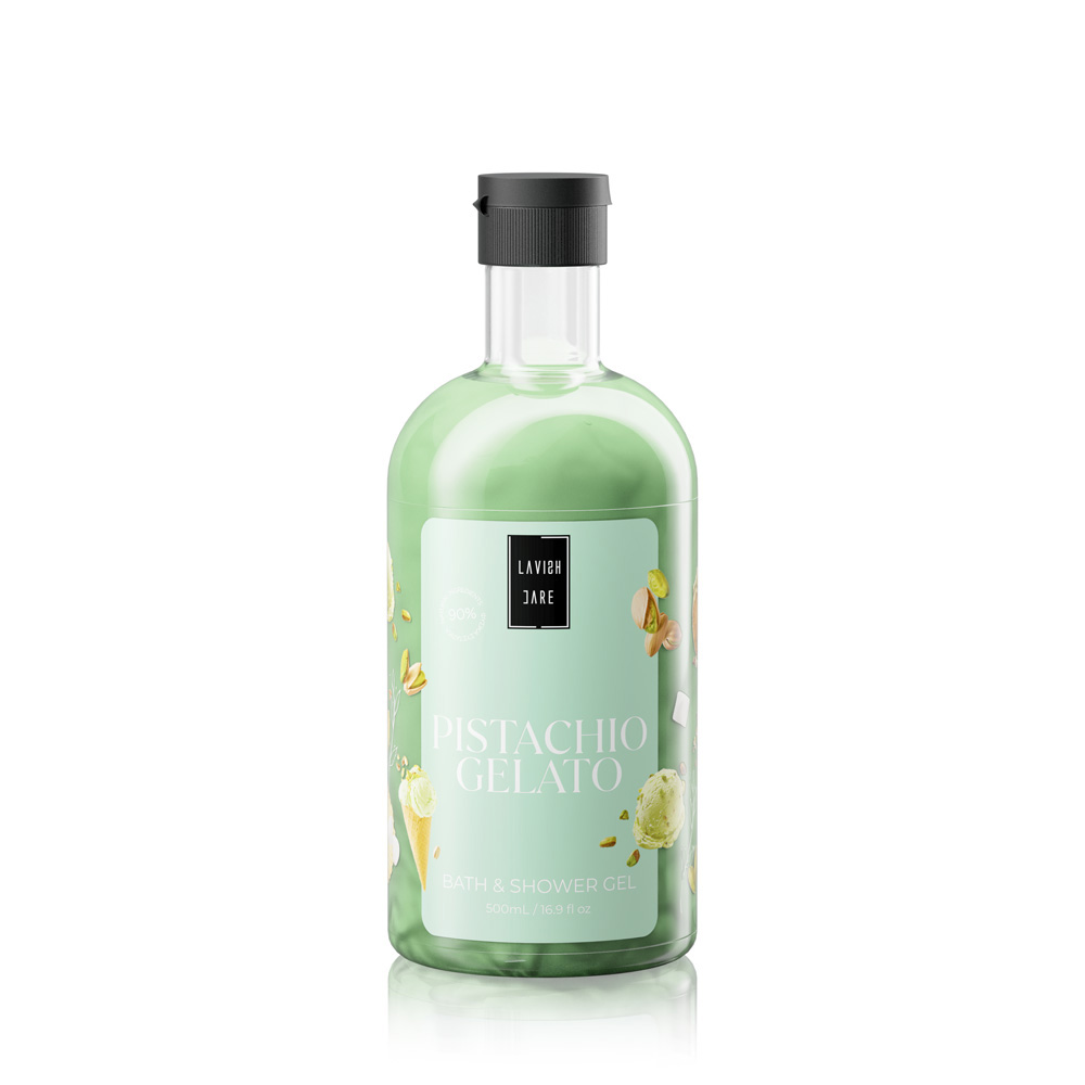 LAVISH CARE BATH & SHOWER GEL PISTACHIO GELATO 500ML