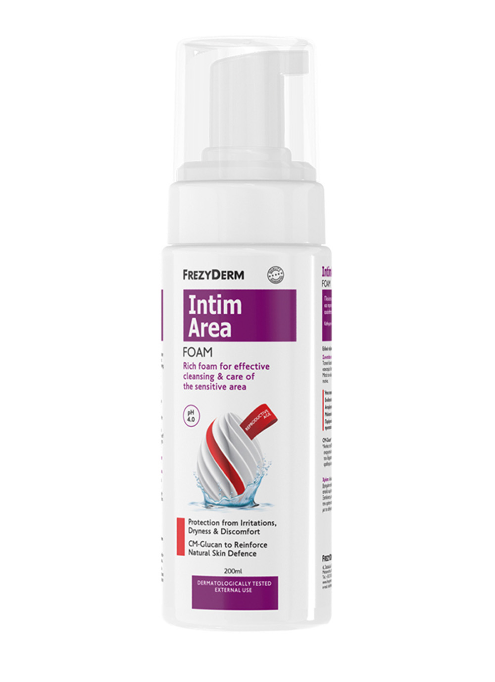 FREZYDERM INTIM AREA FOAM PH 4,0 200ML