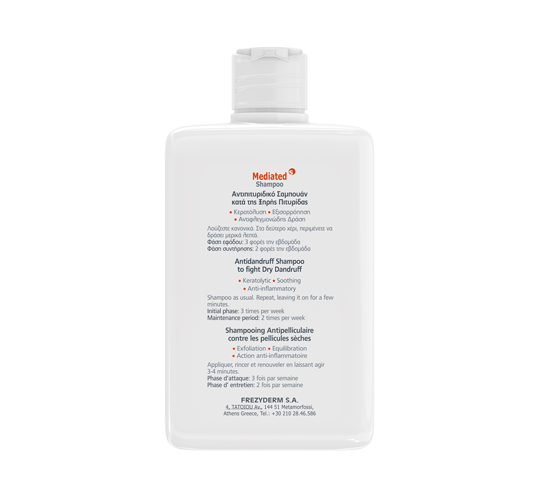 FREZYDERM MEDIATED SH.DRY DANDR.200ML