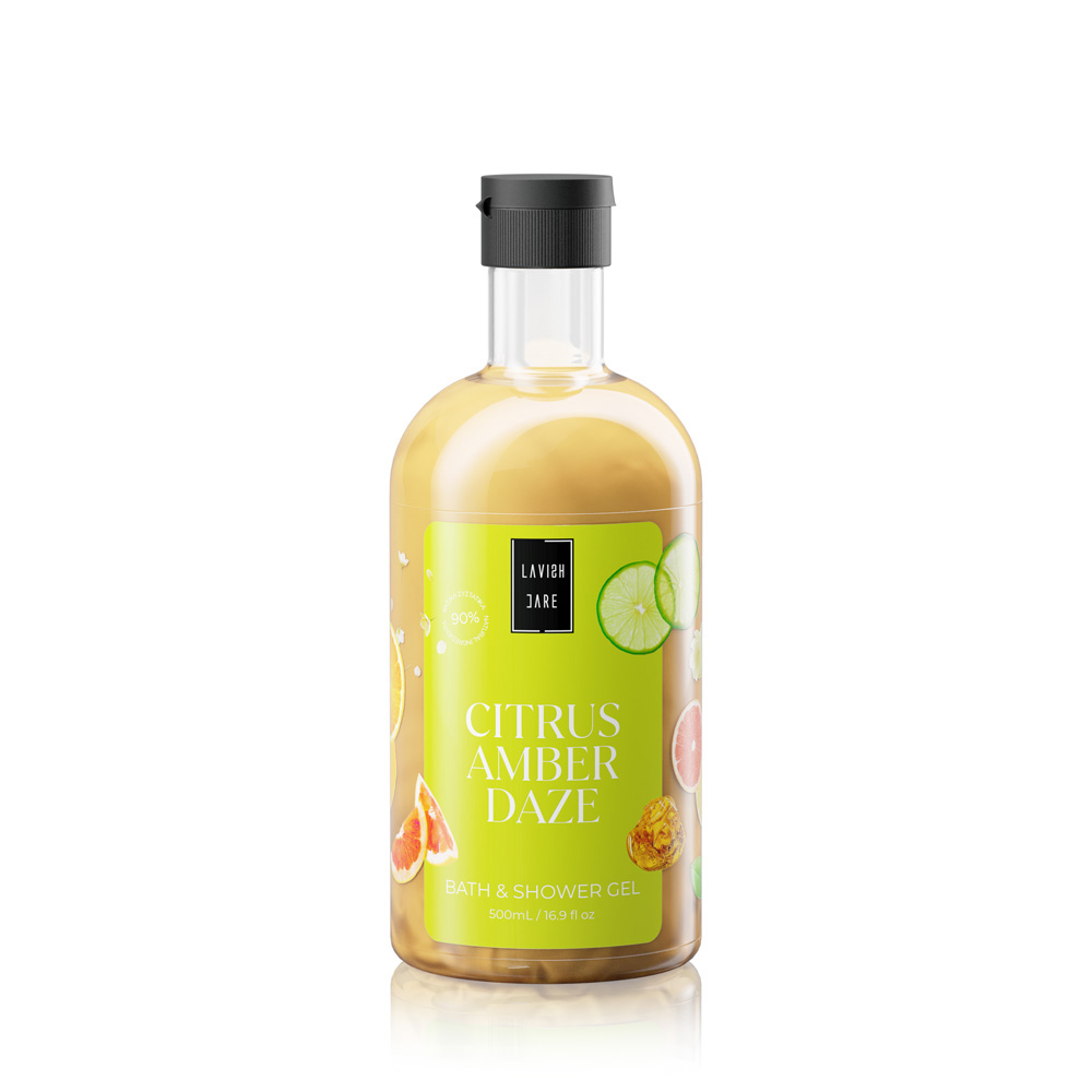 LAVISH CARE BATH & SHOWER GEL CITRUS AMBER DAZE 500ML