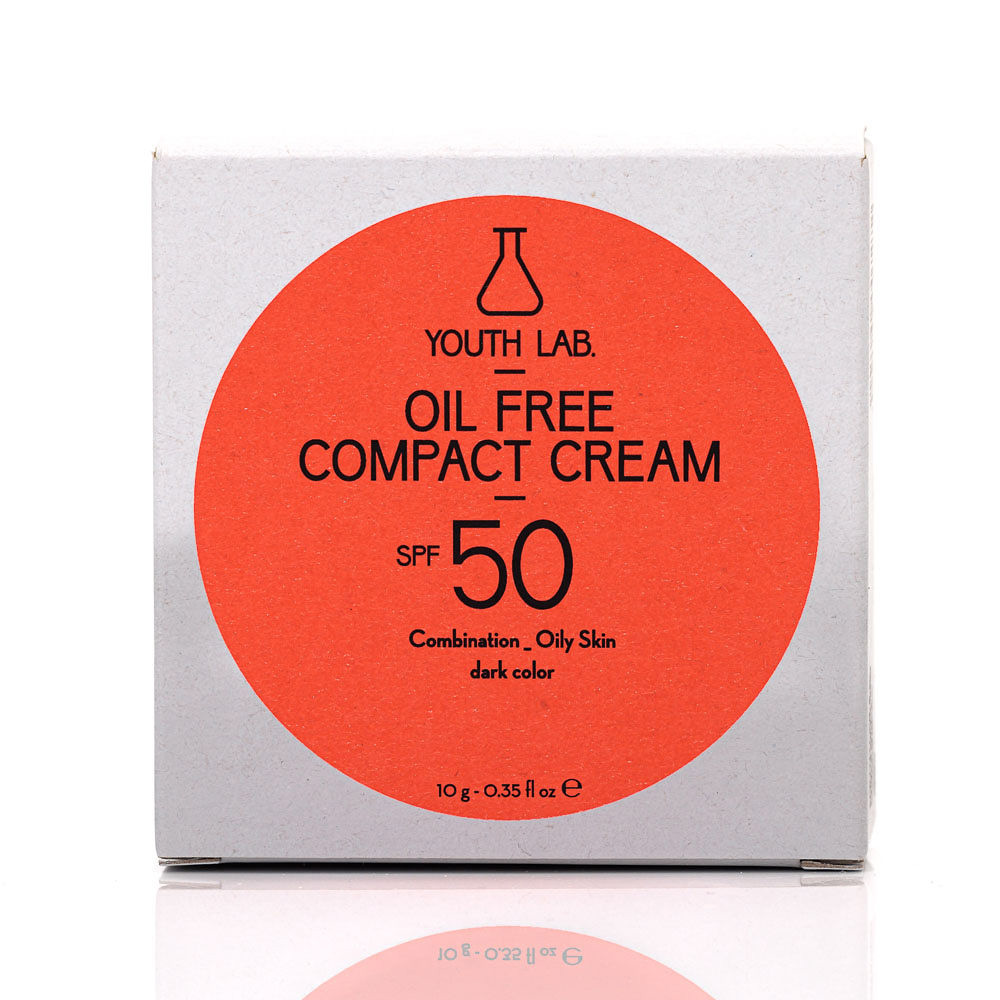 YOUTH LAB. OIL FREE COMPACT CR POWD SPF 50 DARK 10 GR