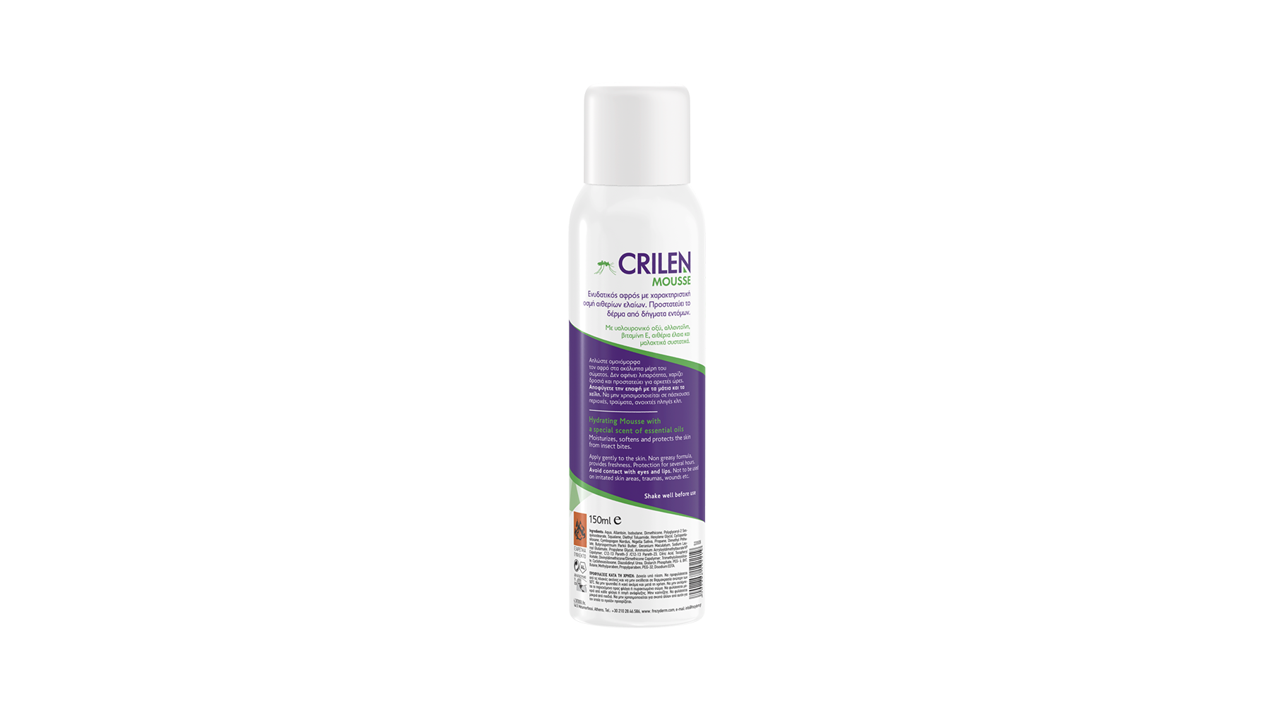 FREZYDERM CRILEN PROTECTIVE MOUSSE 150ML