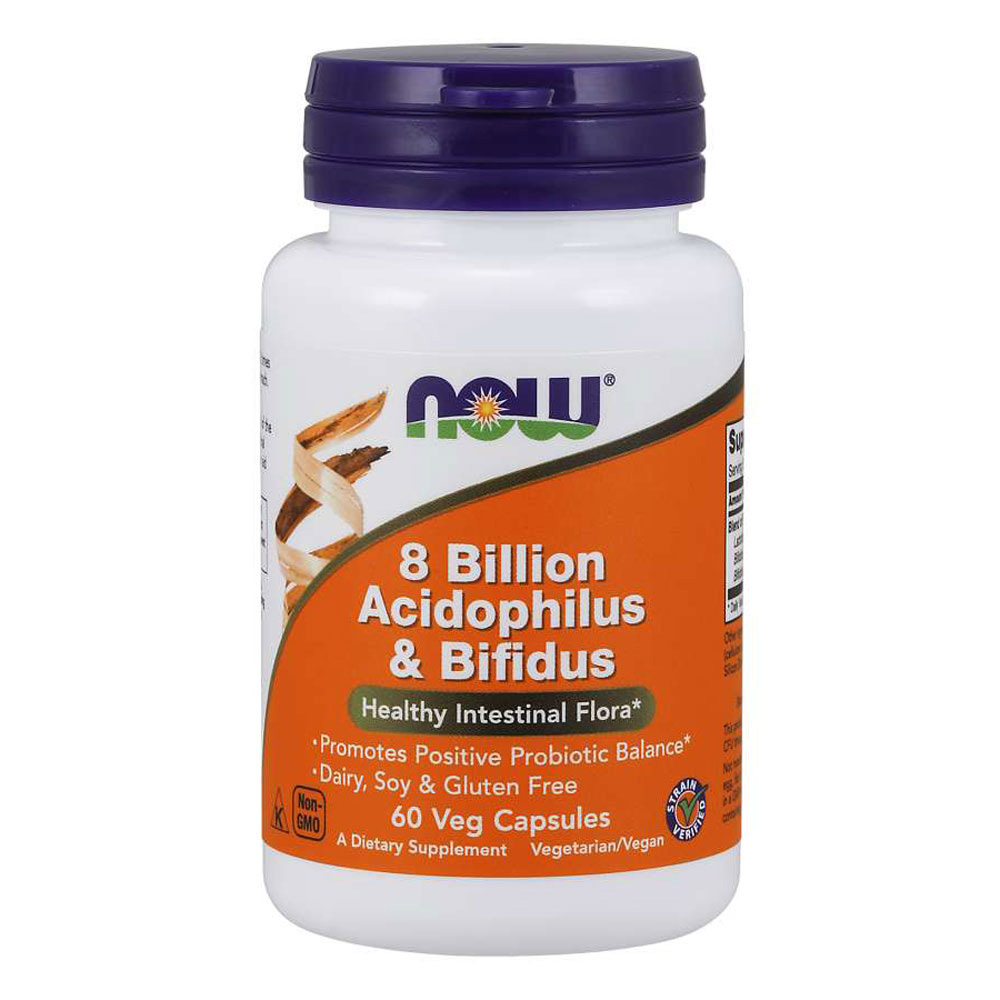 NOW ACIDOPH/BIFIDUS 8 BILLION 60 VCAPS