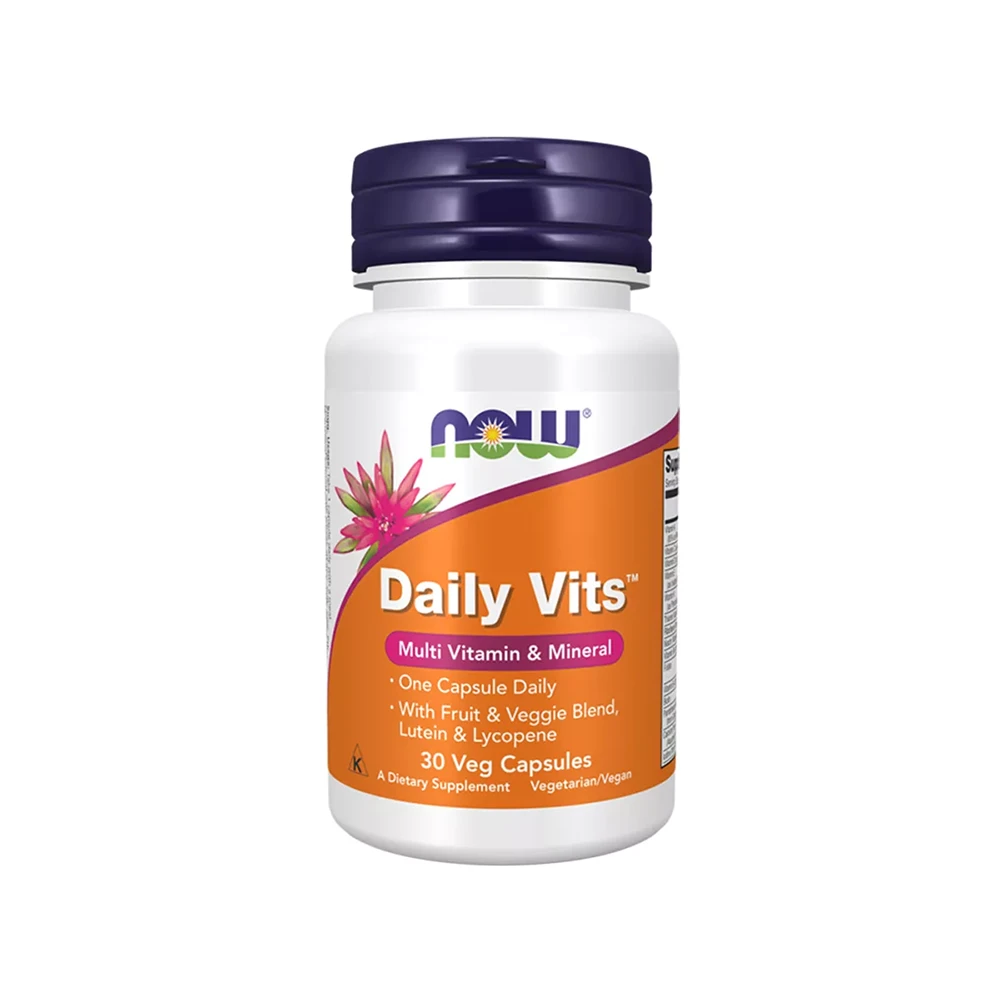 NOW DAILY VITS™ MULTI (+LYCOPENE & LUTEIN) - VEGETAR 30 TABS