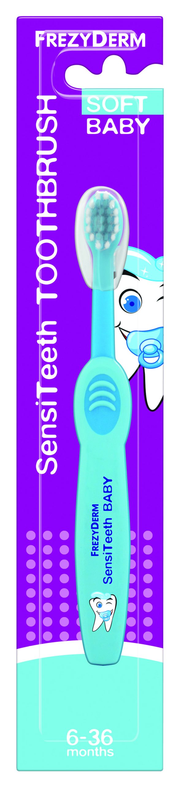 FREZYDERM SENSITEETH BABY TOOTHBRUSH LIGHT BLUE
