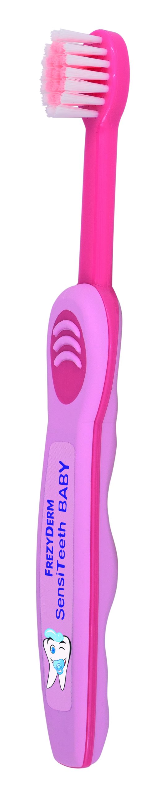 FREZYDERM SENSITEETH BABY TOOTHBRUSH PINK