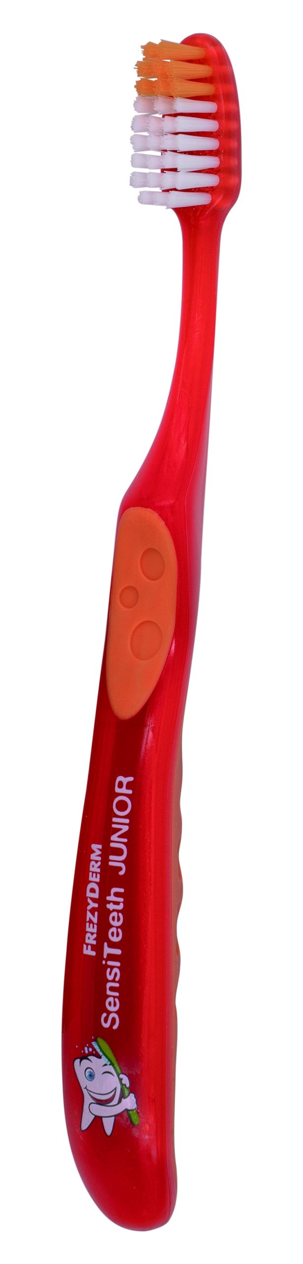 FREZYDERM SENSITEETH JUNIOR TOOTHBRUSH RED