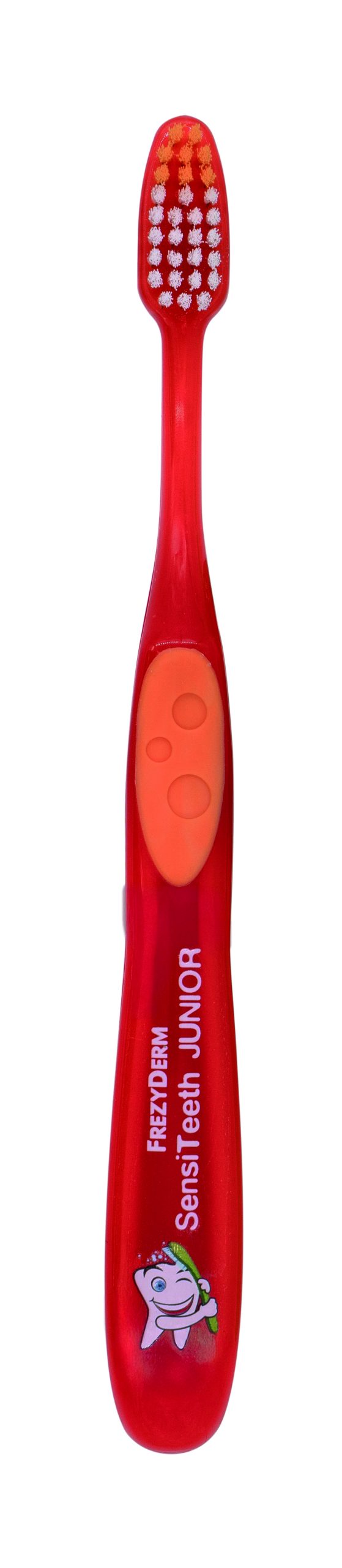FREZYDERM SENSITEETH JUNIOR TOOTHBRUSH RED