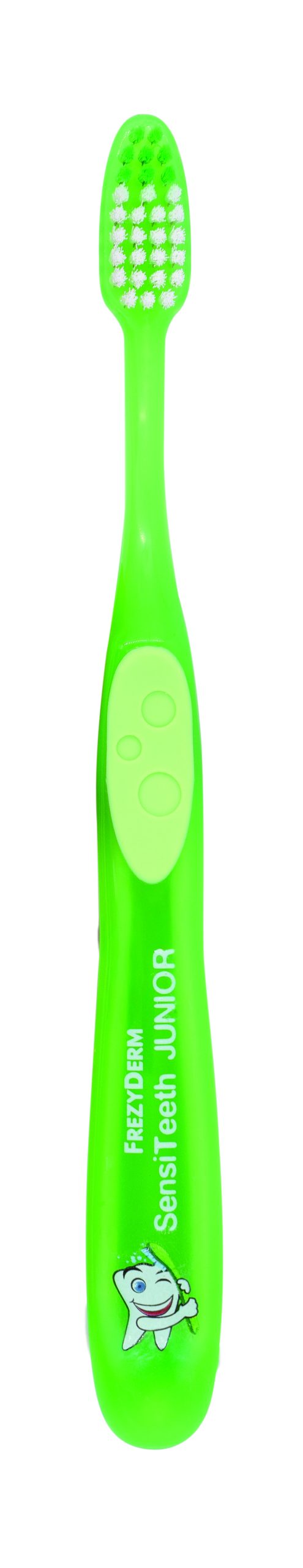 FREZYDERM SENSITEETH JUNIOR TOOTHBRUSH GREEN