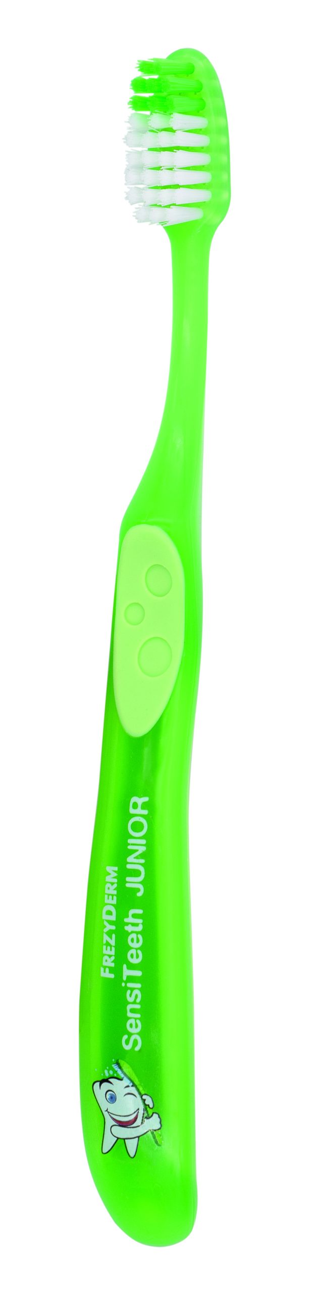 FREZYDERM SENSITEETH JUNIOR TOOTHBRUSH GREEN